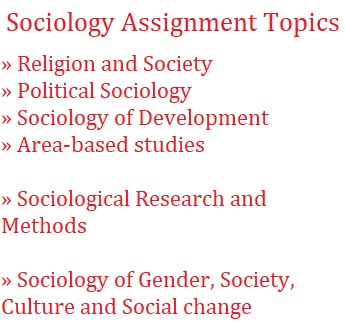 sociology homework help